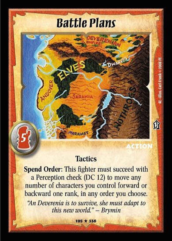 Warlord Saga of the Storm : Battle Plans - R - 4E