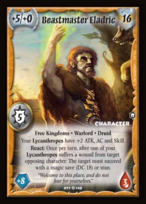 Warlord Saga of the Storm : Beastmaster Eladric (LS)