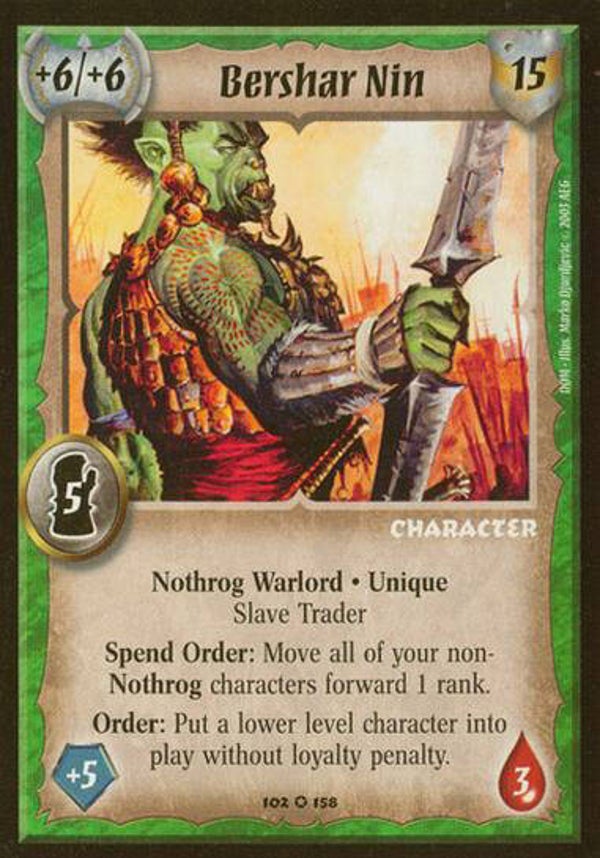 Warlord Saga of the Storm : Bershar Nin (DOM)