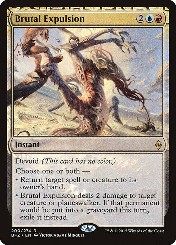 Magic the Gathering (MTG) : Brutal Expulsion (Battle for Zendikar (BFZ)) - R - FOIL