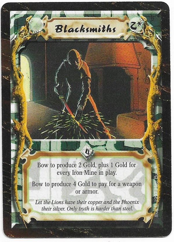 L5R : HOLDING : Blacksmiths (Time of the Void R.C. (ToV)) - "FIXED REPRINT"