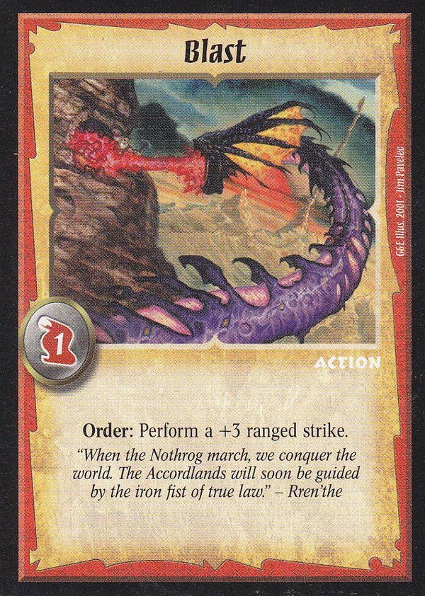 Warlord Saga of the Storm : Blast (G&E Deck special)