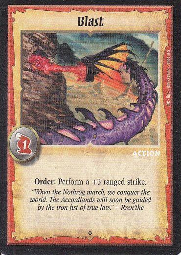 Warlord Saga of the Storm : Blast (CE Deck special BUGGED)