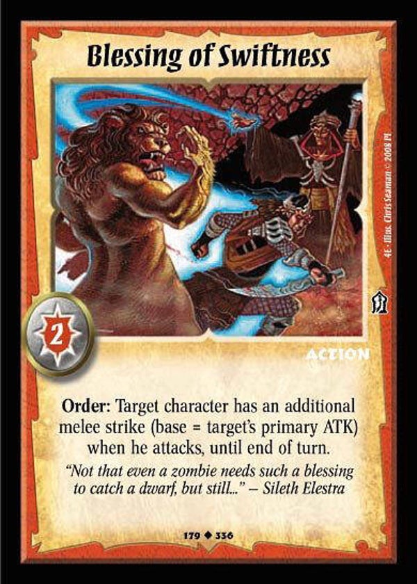 Warlord Saga of the Storm : Blessing of Swiftness - U - 4E