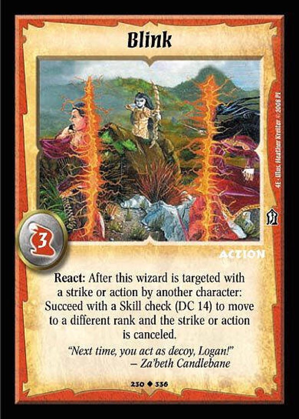 Warlord Saga of the Storm : Blink - U - 4E