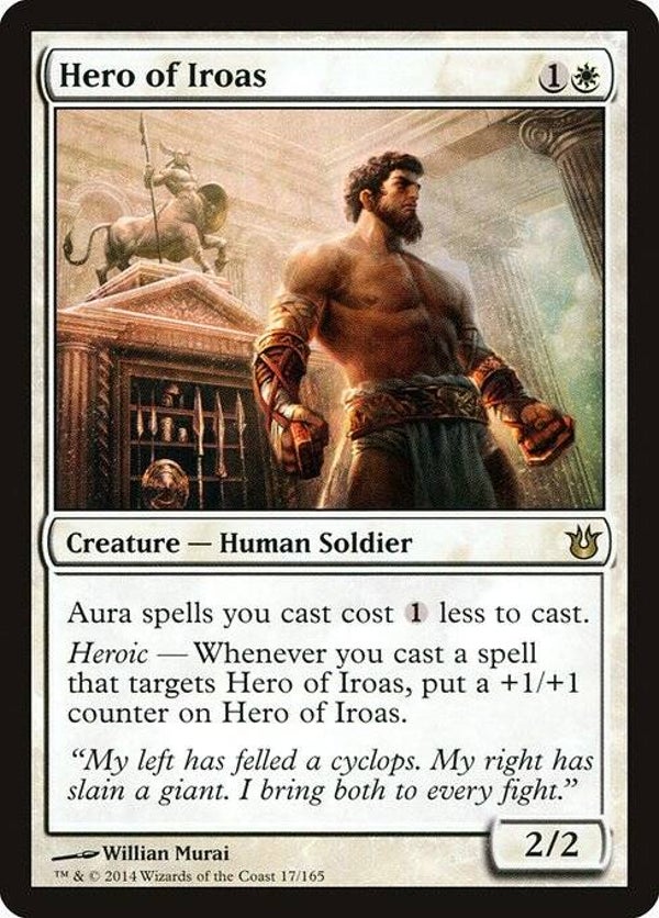 Magic the Gathering (MTG) : Hero of Iroas (Born of the Gods (BNG)) - R