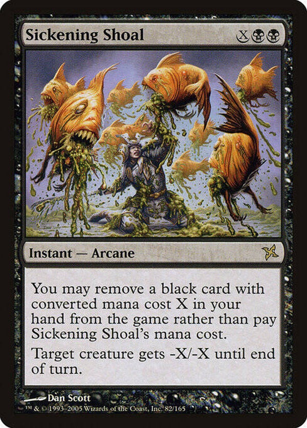 Magic the Gathering (MTG) : Sickening Shoal (Betrayers of Kamigawa (BOK)) - R