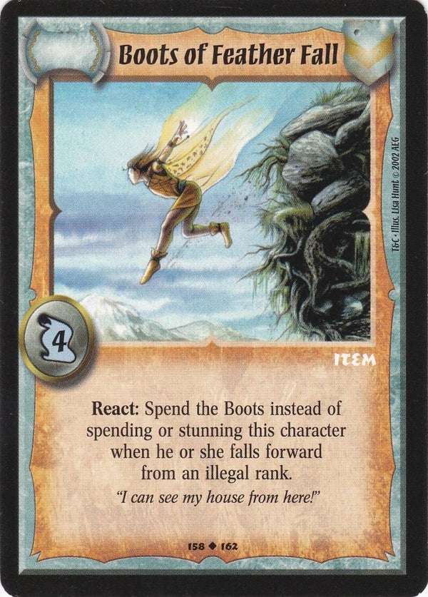 Warlord Saga of the Storm : Boots of Feather Fall - U - TaC