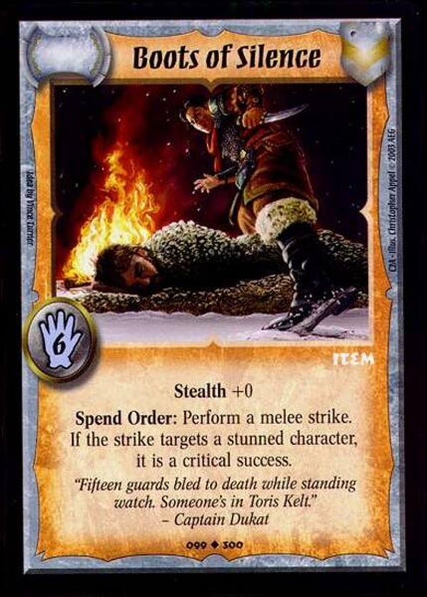 Warlord Saga of the Storm : Boots of Silence - U - C2A