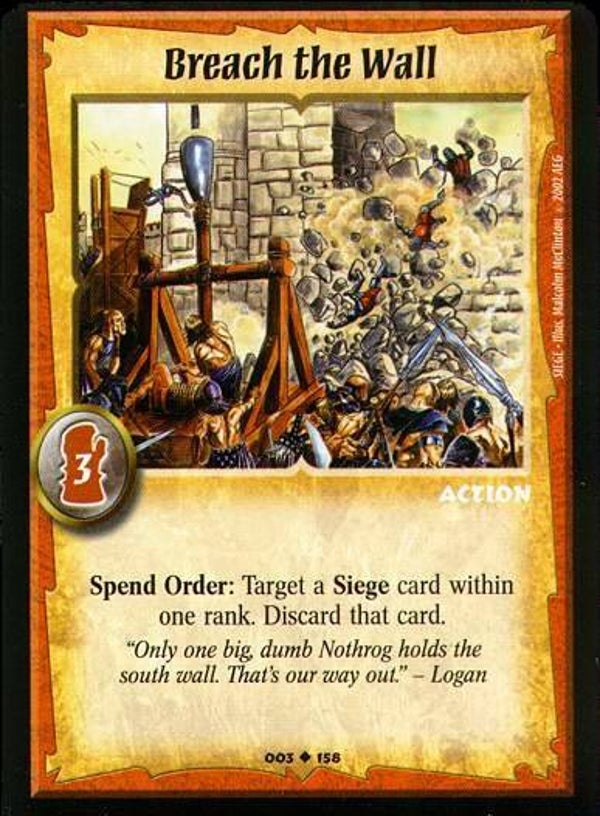 Warlord Saga of the Storm : Breach the Wall - U - SI