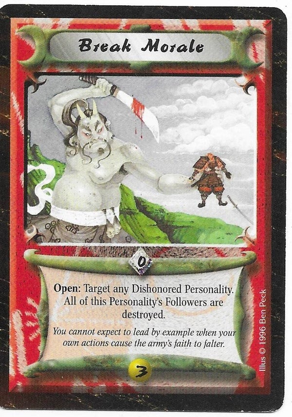 L5R : STRATEGY : Break Morale (Time of the Void R.C. (ToV)) - "FIXED REPRINT"