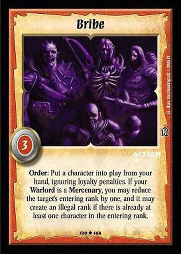 Warlord Saga of the Storm : Bribe - U - (Shattered Empires) SE