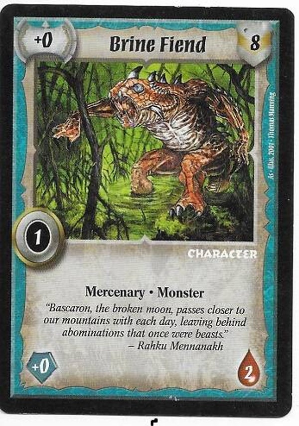 Warlord Saga of the Storm : Brine Fiend (BK Deck special)
