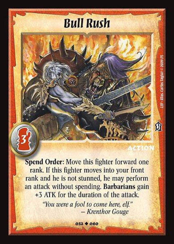 Warlord Saga of the Storm : Bull Rush - U - (L2P)