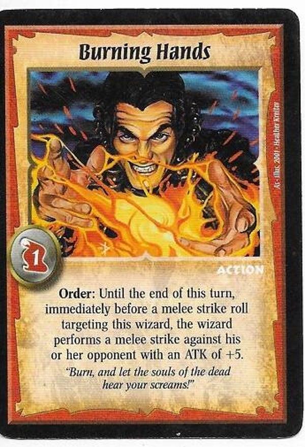 Warlord Saga of the Storm : Burning Hands (BK Deck special special)