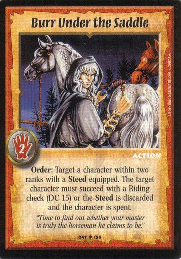 Warlord Saga of the Storm : Burr Under the Saddle - U - SI