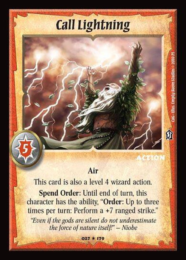 Warlord Saga of the Storm : Call Lightning - R - COG