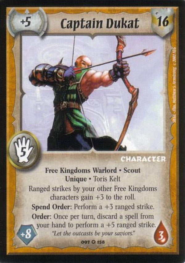 Warlord Saga of the Storm : Captain Dukat (SIEGE)