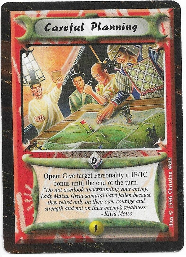 L5R : STRATEGY : Careful Planning (Time of the Void R.C. (ToV)) - "FIXED REPRINT"