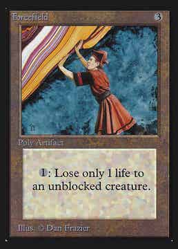 Magic : The Gathering (MTG) : Forcefield - (Collectors' Edition 1993) - FIXED  (NM Minus)