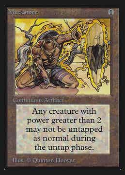 Magic : The Gathering (MTG) : Meekstone - (Collectors' Edition INTERNATIONAL 1993) - FIXED  (SPLD+)