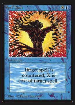 Magic : The Gathering (MTG) : Spell Blast - (Collectors' Edition 1993) - FIXED