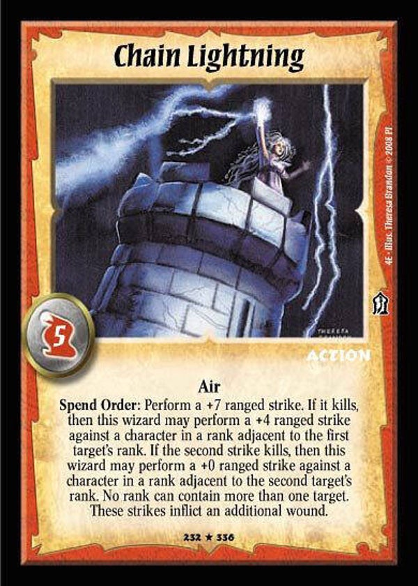 Warlord Saga of the Storm : Chain Lightning - R - 4E