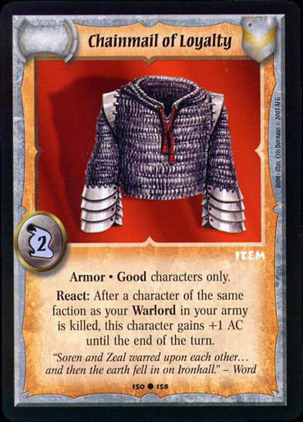 Warlord Saga of the Storm : Chainmail of Loyalty - C - DOM