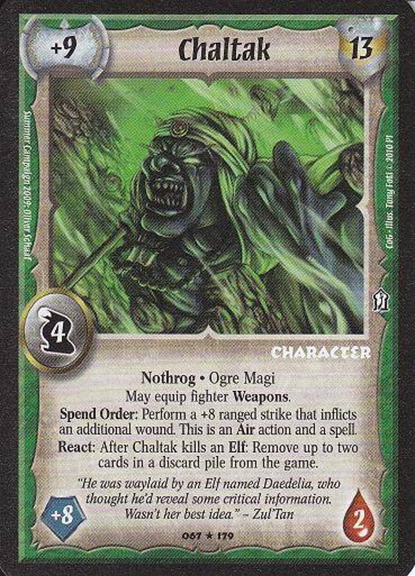 Warlord Saga of the Storm : Chaltak - R - COG