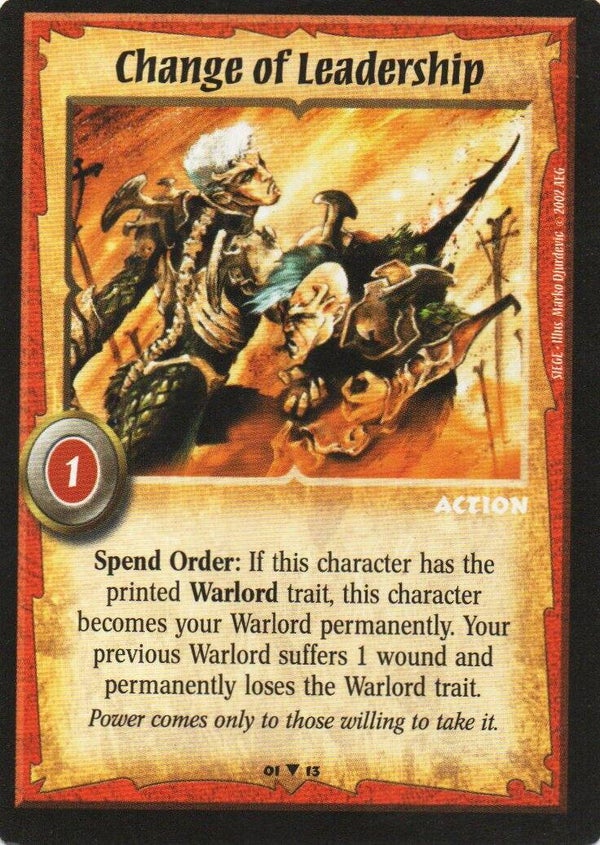 Warlord Saga of the Storm : Change of Leadership (V1. SIEGE Version) - Promo