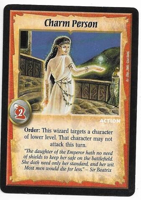 Warlord Saga of the Storm : Charm Person (BK Deck special)