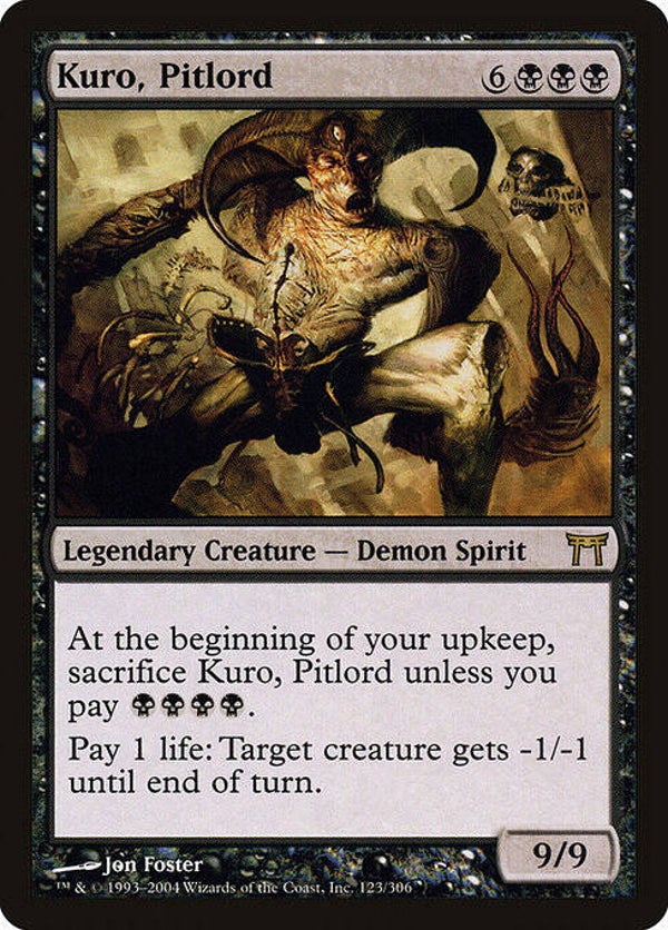 Magic the Gathering (MTG) : Kuro, Pitlord (Champions of Kamigawa (CHK)) - R