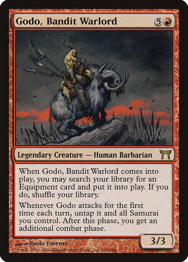 Magic the Gathering (MTG) : Godo, Bandit Warlord (Champions of Kamigawa (CHK)) - R