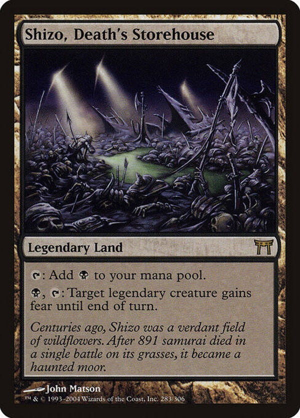 Magic the Gathering (MTG) : Shizo, Death's Storehouse (Champions of Kamigawa (CHK)) - R  (SPLD+)