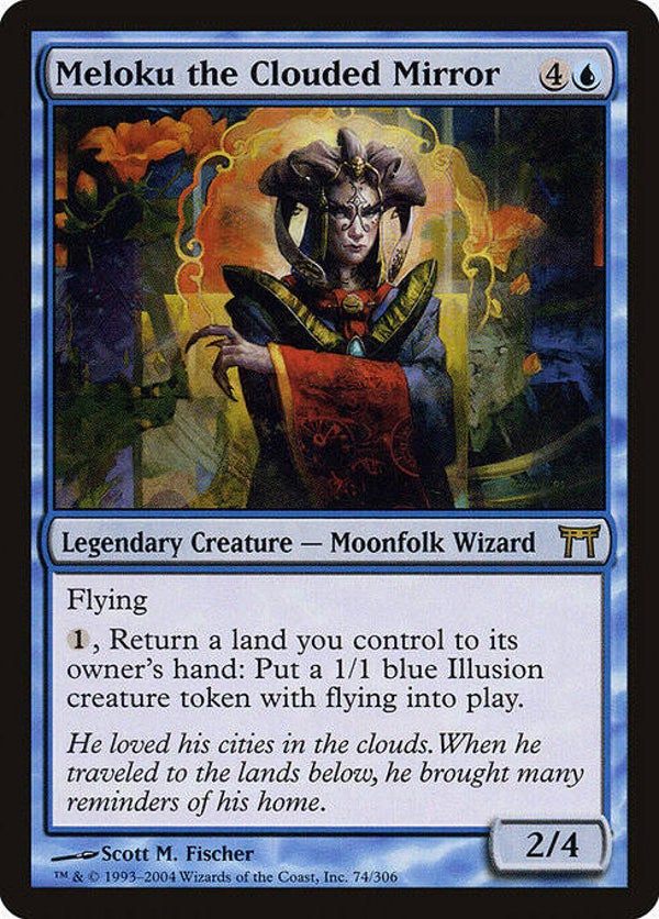 Magic the Gathering (MTG) : Meloku the Clouded Mirror (Champions of Kamigawa (CHK)) - R