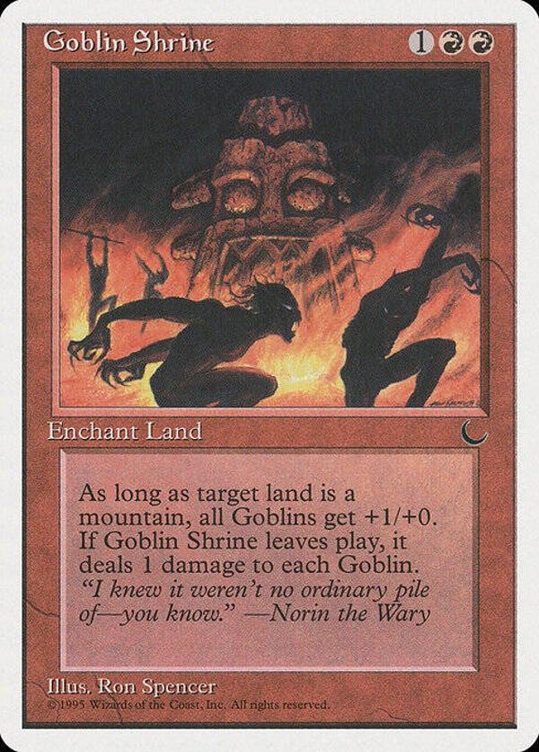 Magic the Gathering (MTG) : Goblin Shrine - (Chronicles (CHR)) - C
