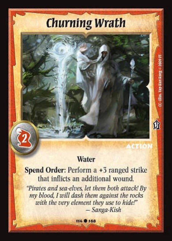 Warlord Saga of the Storm : Churning Wrath - C - (Crimson Coast) CC