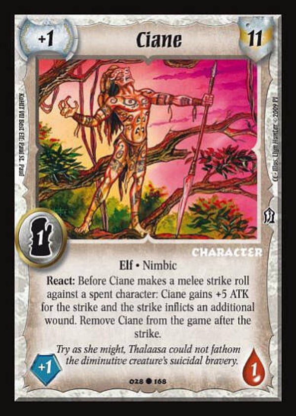 Warlord Saga of the Storm : Ciane - C - (Crimson Coast) CC