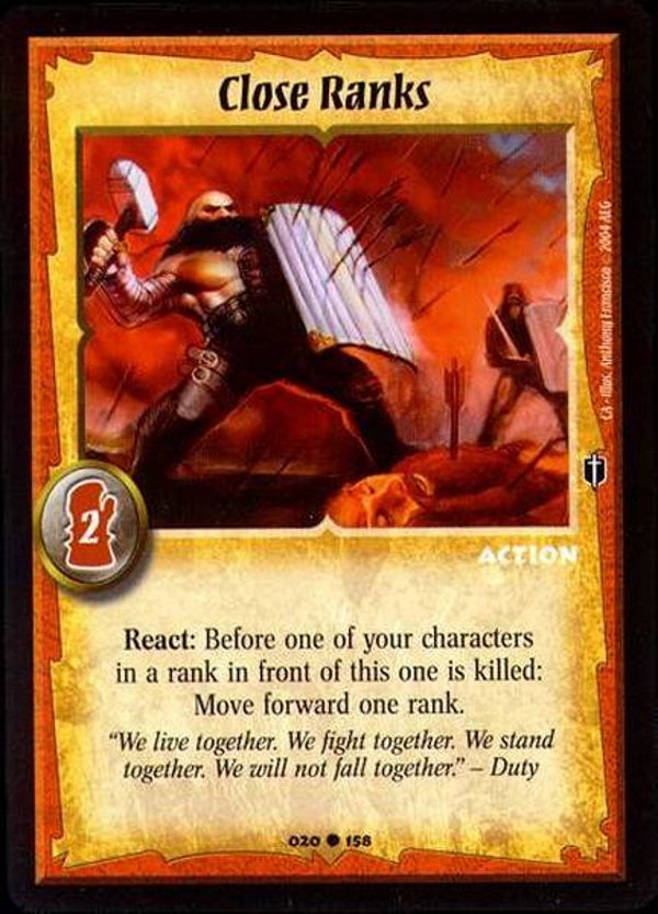 Warlord Saga of the Storm : Close Ranks - C - CA