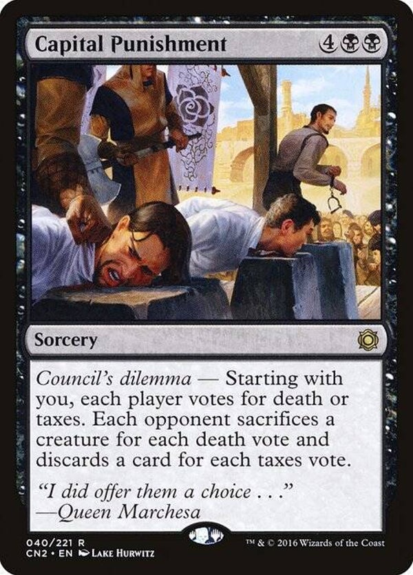 Magic the Gathering (MTG) : Capital Punishment (Conspiracy: Take the Crown (CN2)) - R