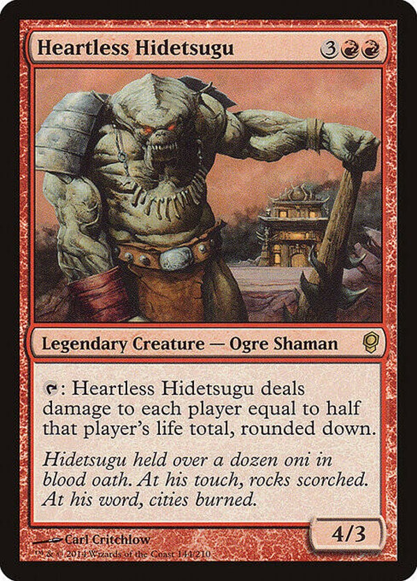 Magic the Gathering (MTG) : Heartless Hidetsugu (Conspiracy (CNS)) - R