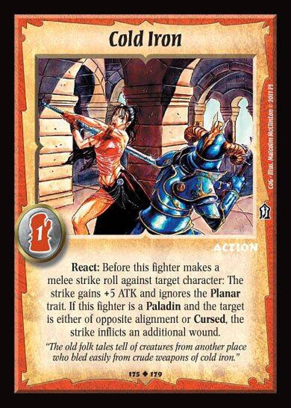 Warlord Saga of the Storm : Cold Iron - U - COG