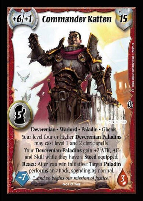 Warlord Saga of the Storm : Commander Kaiten (CC)