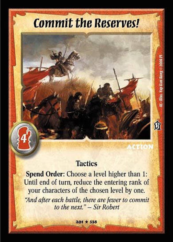 Warlord Saga of the Storm : Commit the Reserves - R - 4E