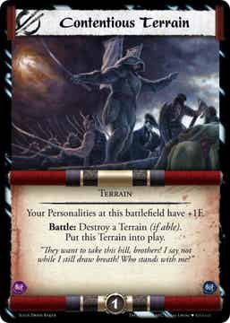 L5R : STRATEGY : Contentious Terrain - (Promo IVORY) - FOIL