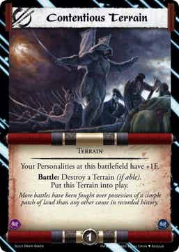 L5R : STRATEGY : Contentious Terrain - (Promo IVORY)