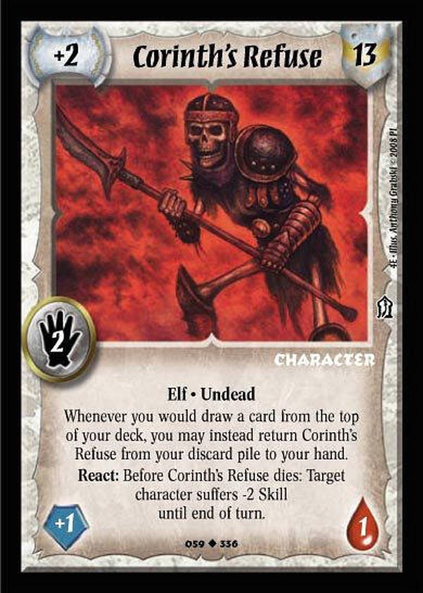 Warlord Saga of the Storm : Corinth's Refuse - U - 4E