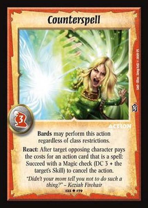 Warlord Saga of the Storm : Counterspell - U - (Sands of Oblivion) SOO