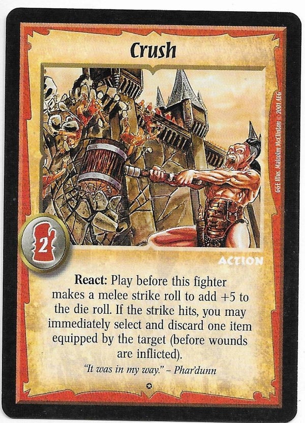 Warlord Saga of the Storm : Crush (G&E Deck special BUGGED)