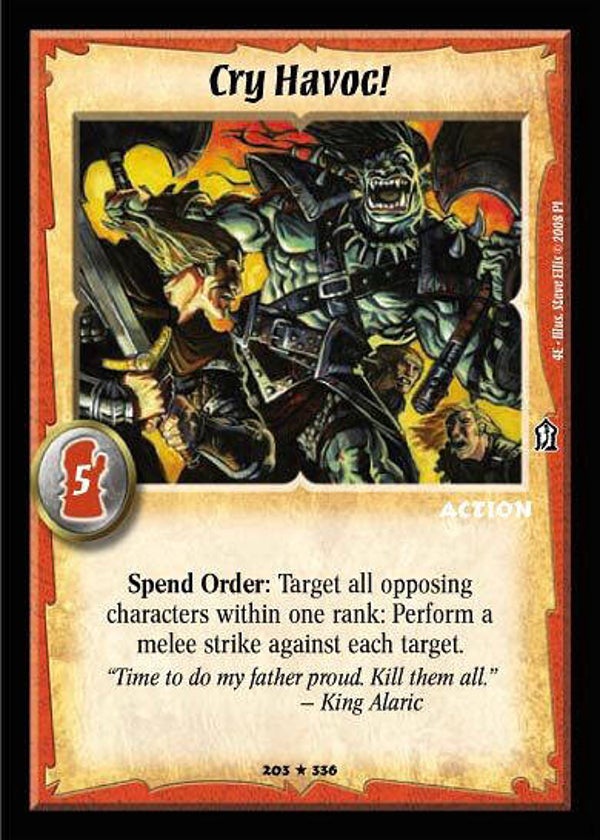 Warlord Saga of the Storm : Cry Havoc - R - 4E